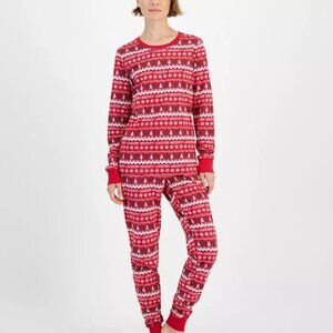 Holiday Lane Women's Merry Mix It Cotton Matching Family Pajamas Set